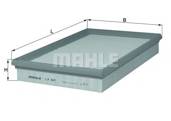 MAHLE ORIGINAL LX 63