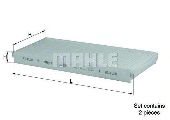 MAHLE ORIGINAL LA 235/S