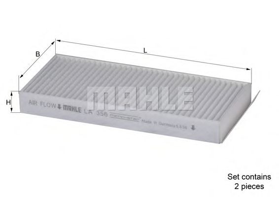 MAHLE ORIGINAL LA 356/S