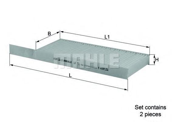 MAHLE ORIGINAL LA 751/S