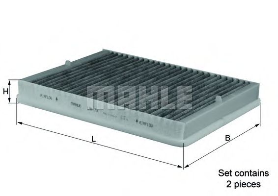 MAHLE ORIGINAL LAK 73/S