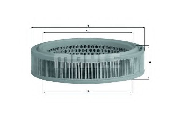 MAHLE ORIGINAL LX 166