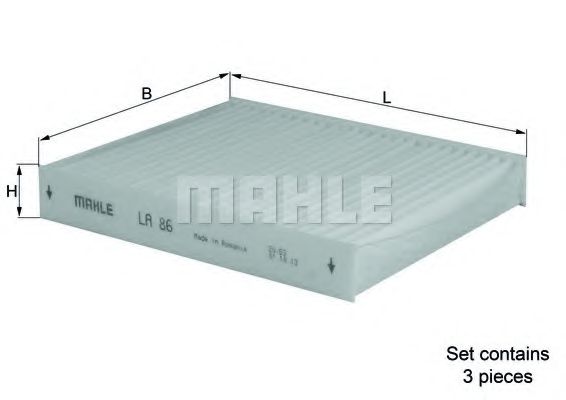 MAHLE ORIGINAL LA 86/S