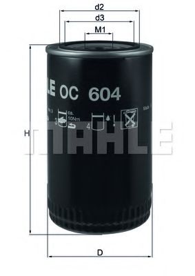 MAHLE ORIGINAL OC 604