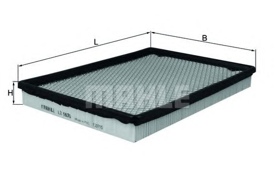 MAHLE ORIGINAL LX 1636