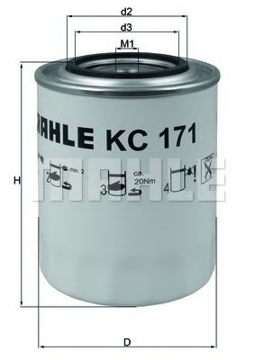 MAHLE ORIGINAL KC 171