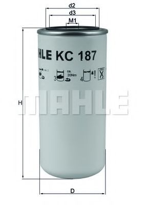 MAHLE ORIGINAL KC 187