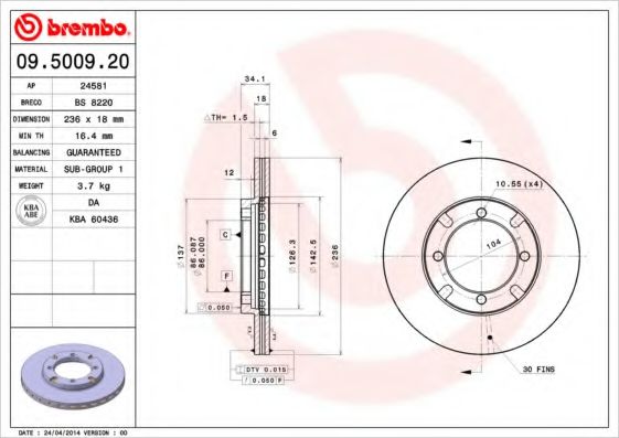 BRECO BS 8220