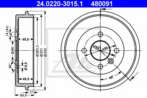 ATE 24.0220-3015.1