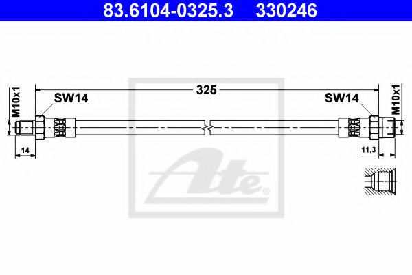 ATE 83.6104-0325.3