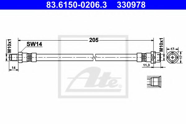 ATE 83.6150-0206.3