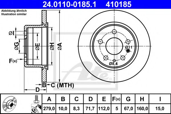 ATE 24.0110-0185.1