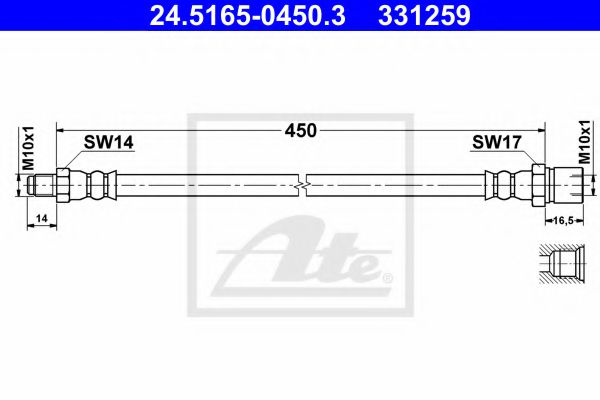 ATE 24.5165-0450.3