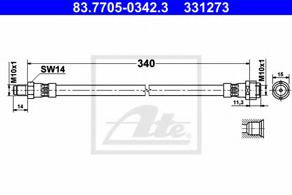 ATE 83.7705-0342.3