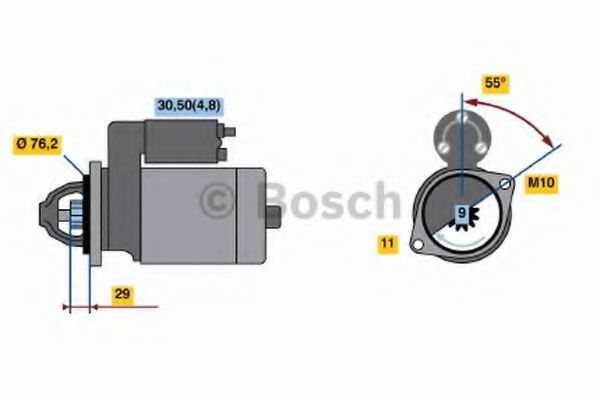 Стартер BOSCH 0 001 138 001 Стартер BOSCH 0 001 138 001