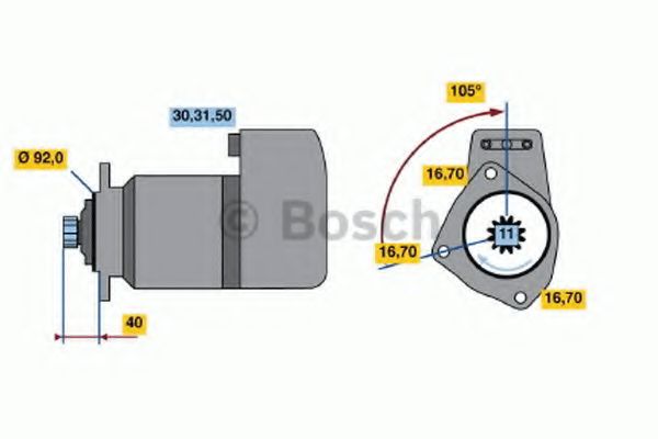 BOSCH 0 001 417 042