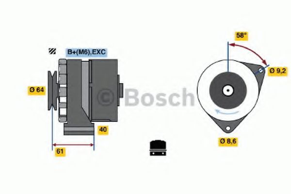 BOSCH 0 986 031 931