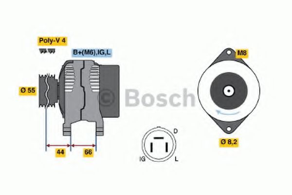 BOSCH 0 986 038 151