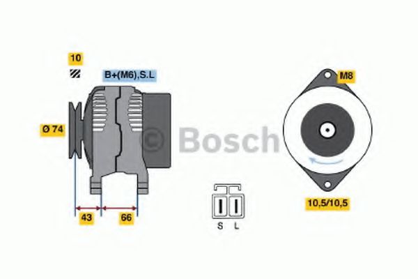 BOSCH 0 986 045 501