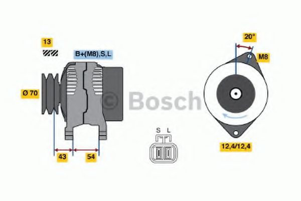 BOSCH 0 986 045 611 BOSCH 0 986 045 611