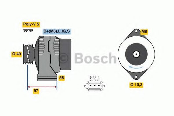 BOSCH 0 986 080 010