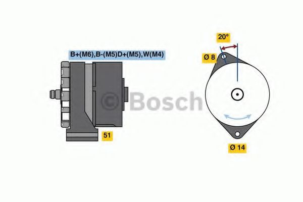 BOSCH 0 986 080 180