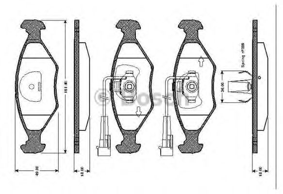 BOSCH 0 986 TB2 156