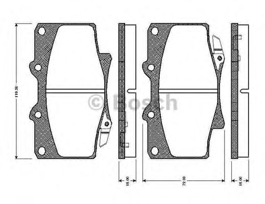 BOSCH 0 986 TB2 238