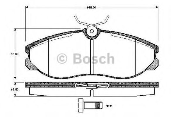 BOSCH 0 986 TB2 252