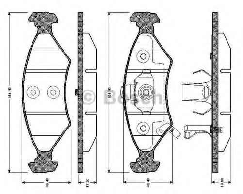 BOSCH 0 986 TB2 267