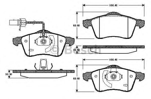 BOSCH 0 986 TB2 304