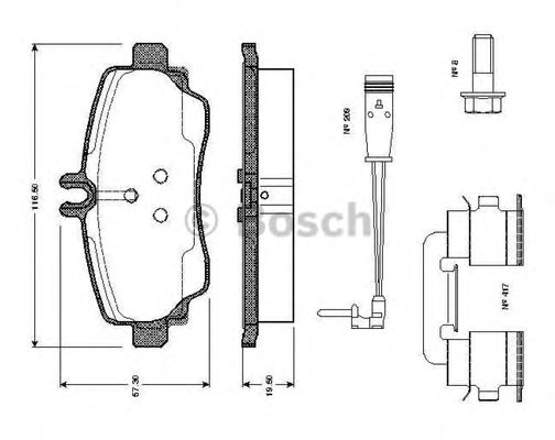 BOSCH 0 986 TB2 323