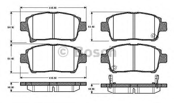 BOSCH 0 986 TB2 438