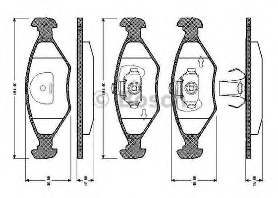 BOSCH 0 986 TB2 605