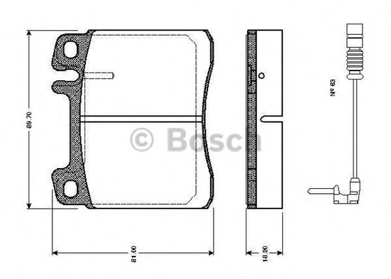 BOSCH 0 986 TB2 682