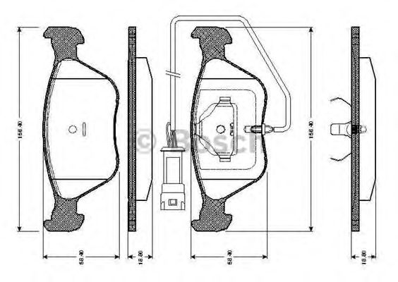 BOSCH 0 986 TB2 697