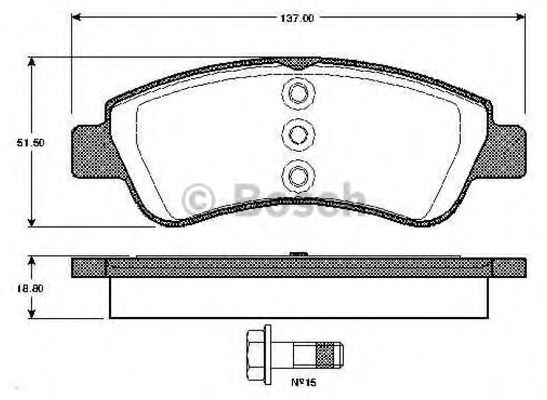 BOSCH 0 986 TB2 830