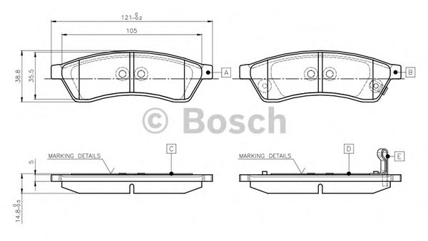 BOSCH 0 986 TB3 036