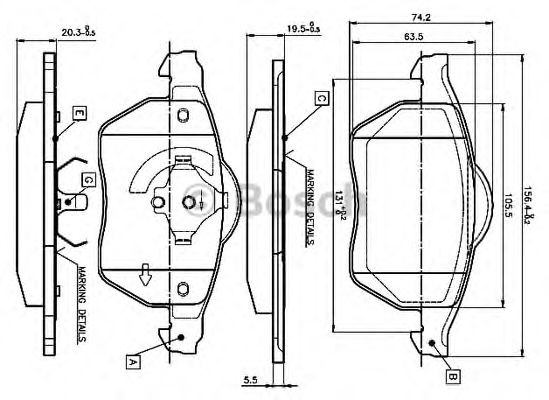 BOSCH 0 986 TB3 068