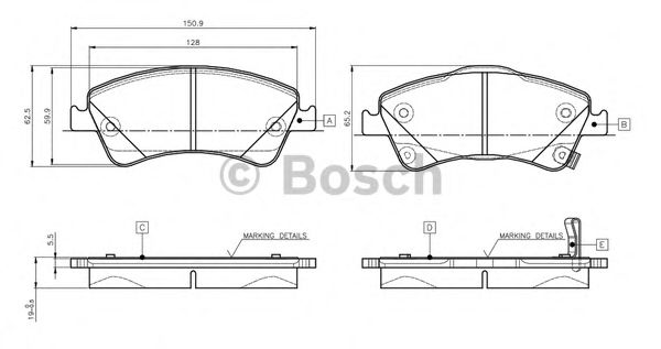 BOSCH 0 986 TB3 146