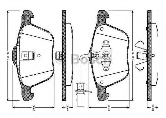 BOSCH 0 986 TB2 405