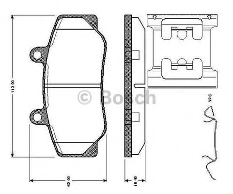 BOSCH 0 986 TB2 542