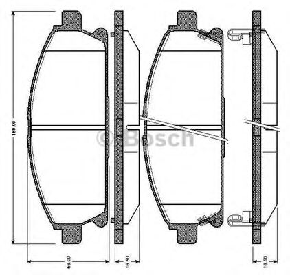 BOSCH 0 986 TB2 775