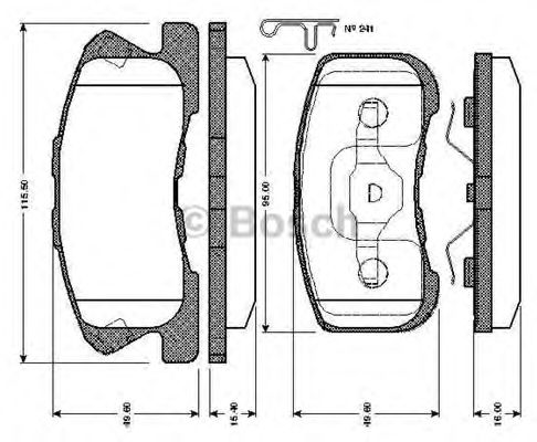 BOSCH 0 986 TB2 794