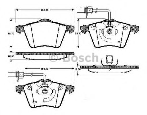 BOSCH 0 986 TB2 795