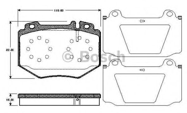 BOSCH 0 986 TB2 871