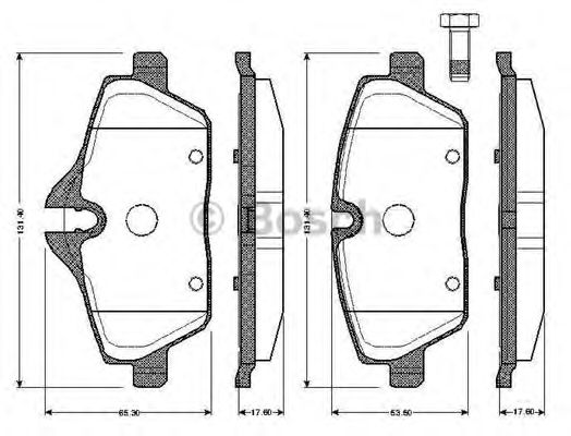 BOSCH 0 986 TB2 889