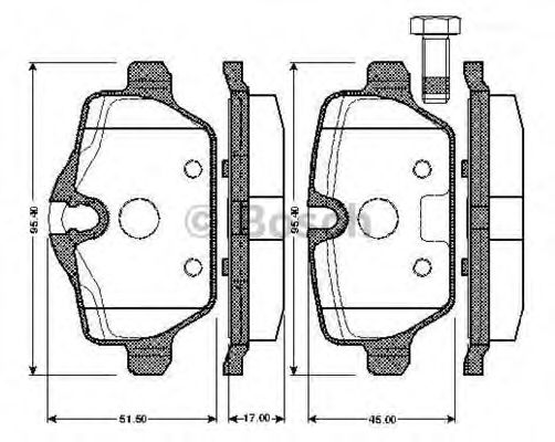 BOSCH 0 986 TB2 890
