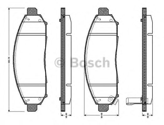 BOSCH 0 986 TB3 054