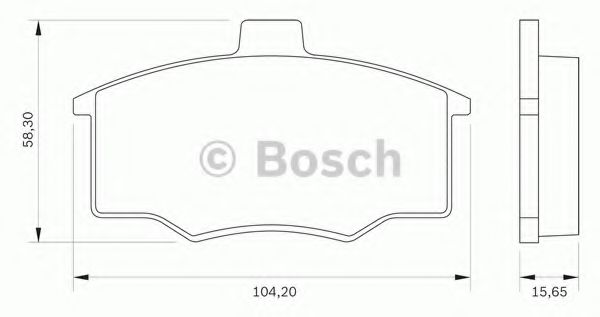 BOSCH 0 986 BB0 258